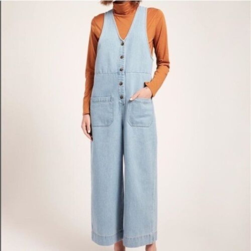 Steven Alan Denim Jumpsuit